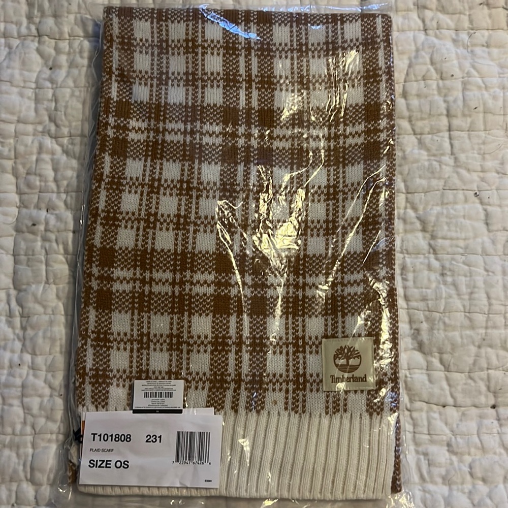 Timberland plaid scarf